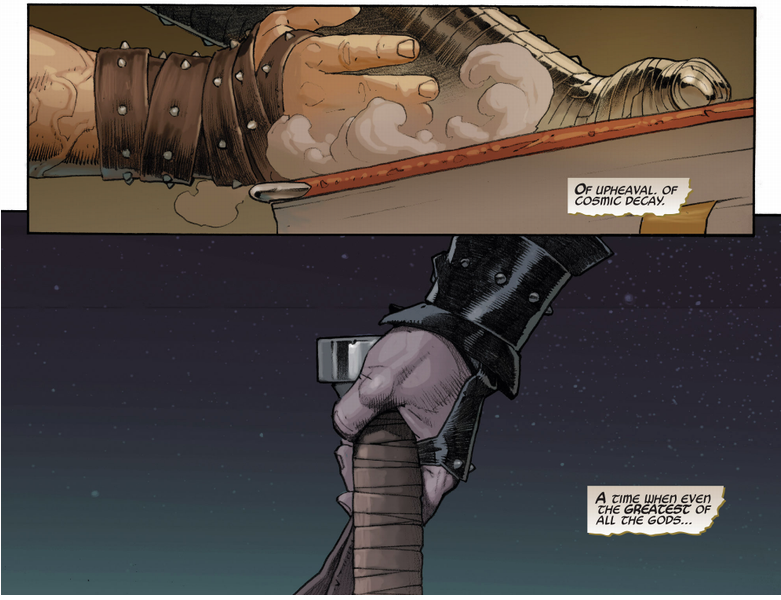 misterjjj:  Unworthy. Thor’s struggle from Thor: God of Thunder #25by Jason Aaron,