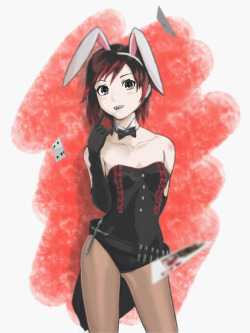 rwby-fan:  兔女郎Ruby | Peropero小魔仙 [pixiv] 4