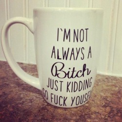 sissy-stable:  The cup says it all :)