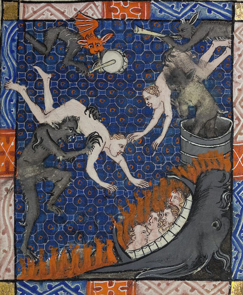 demonagerie:Vatican, Biblioteca Apostolica Vaticana, Pal. lat. 537, detail of f. 139v. Book of Hours