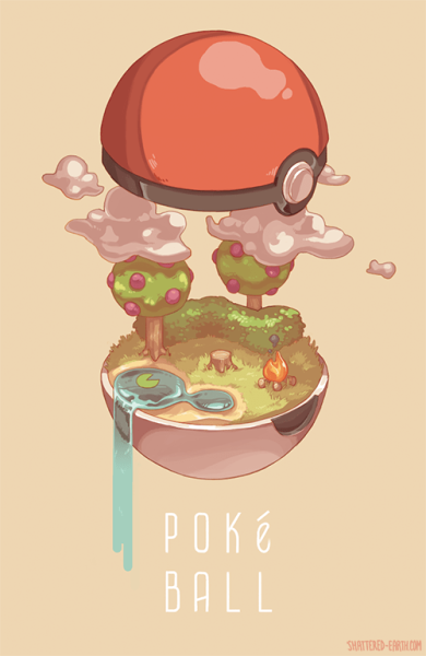 Pokeball Interior Posters made by Susan Lao