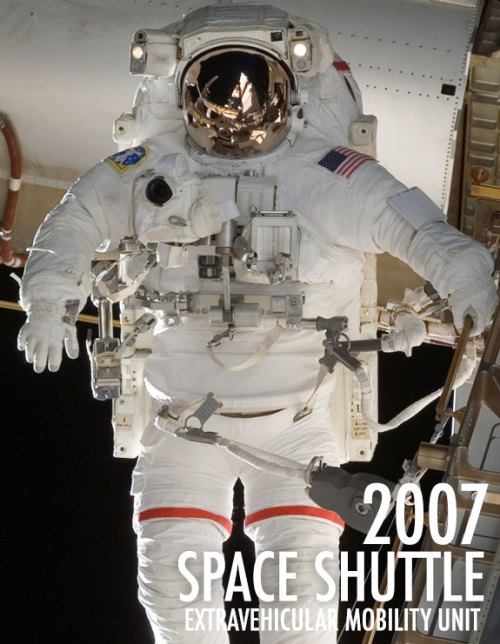 scishow:  ohstarstuff:  Evolution of the NASA space suit.  Space suit fashion sure has changed over the years! Get an overview of space suit couture in our video surveying the past, present, and future of space suit tech!