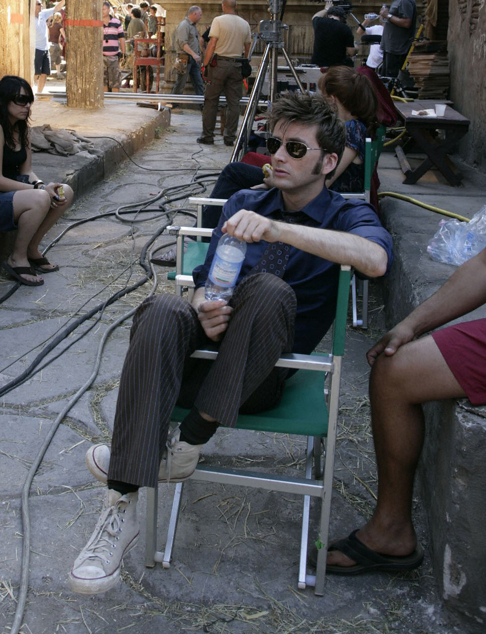 mizgnomer:  Furniture Abuse by David Tennant Bonus:  