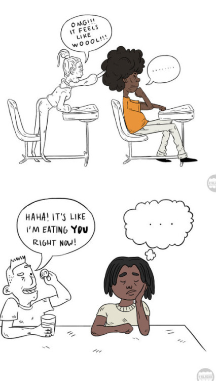 kidxforever:  almondkittie:  americadivided:  swagintherain:  17 Struggles All Suburban Black Kids Know Too Well by Pedro FequiereMeeting that one friend’s parent that you didn’t know was racistBeing the prime suspect of whatever was stolen at a house