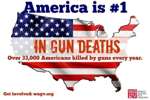 The US leads the world in gun deaths … time for change!