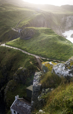 travelingcolors:  Carrick-A-Rede Robe Bridge, Antrim | Ireland (by Danielle Hughson) 