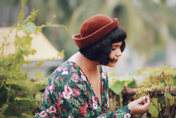 curiousfancy:  This Unique Vintage maxi has such an early 20th century vibe, it took me right back to the time I was obsessed with Virginia Woolf and the Bloomsbury hipsters. The hat and shoes are from widely differing eras but on the whole I feel this