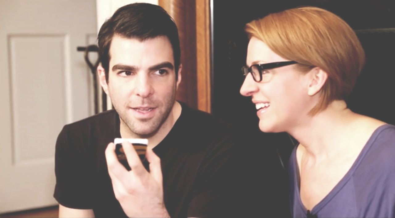 trekkingtempest:  Pillow Fights and Prank Calls! The Glass Menagerie's Zachary Quinto