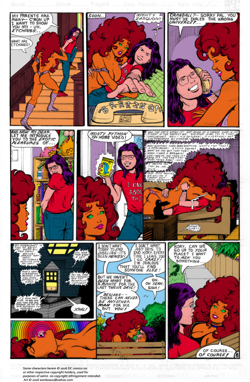 wonkeaux: Teen TItans 54 page 8 in colour!   next page wonkeaux.tumblr.com/post/157415974135