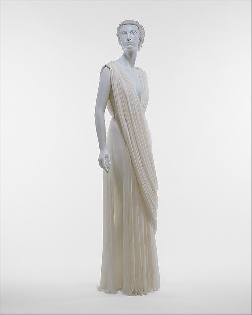 fashionsfromhistory:Evening DressMadame Grès c.1965The MET