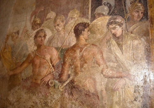 malemalefica:Pompeian frescoesArchaeological Museum of Naples, Italy