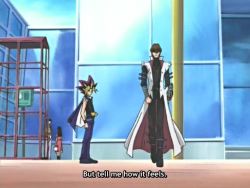 kattobingu:  kattobingu:  kaiba made it real weird real fast but yami kept him in line  im glad this post is getting notes because it still makes me laugh  kaiba was the most awkward rival ever