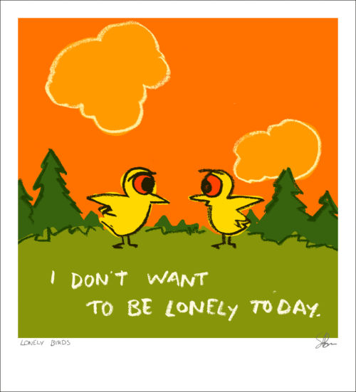 explodingdog:  Lonely Birds 