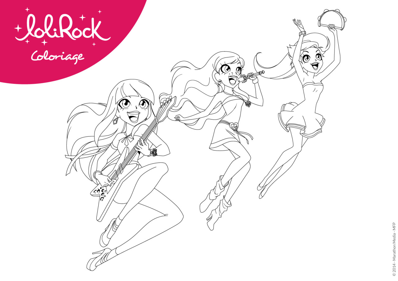 Lolirock Magiclolirock New Lolirock Coloring Page