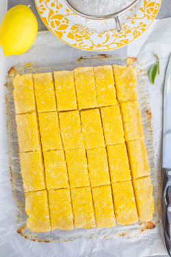 sweetoothgirl:  The Best Lemon Bars  I need some of these.