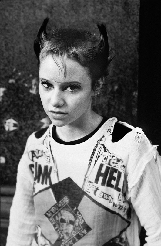 Punk Girl In Soho, 1977.