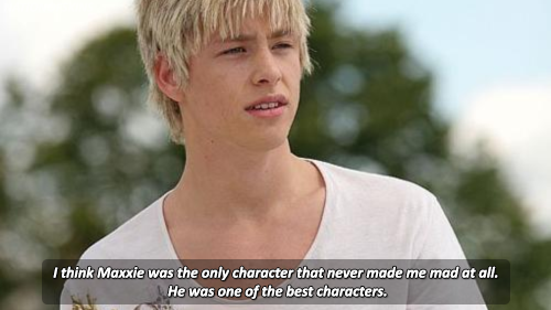 vxpo:  Confession 6: I think Maxxie was the only character that never made me mad at all. He was one of the best characters. 
