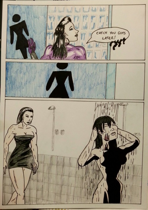 Kate Five vs Symbiote comic Pages 6 - 15  Very NSFW