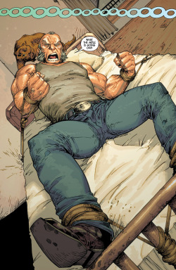 marvelperil:  Old Man Logan wakes up tied