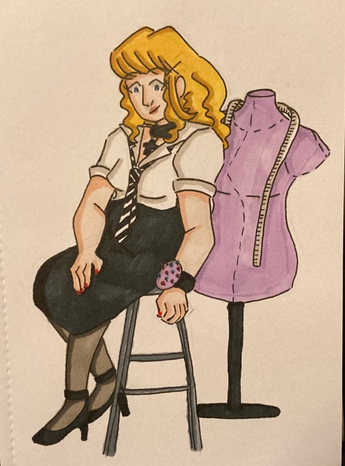 Full Body Shot Of The Ultimate Seamstress