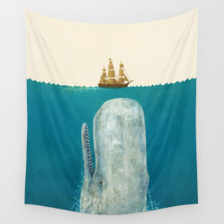 s6curator:The Whale - Wall Tapestry