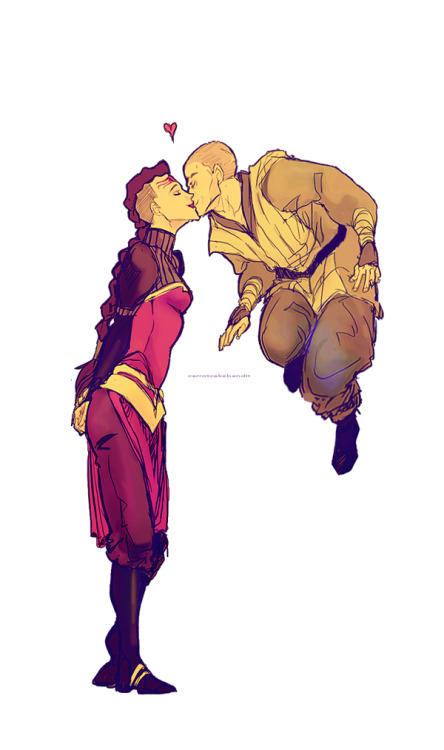 carrotcakebanditdoodles:  flying comes in handy to kiss ur tall gf 