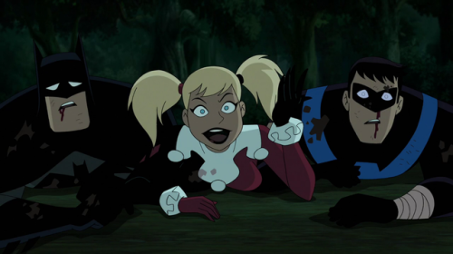 imperfectxiii:Random scenes in Batman and Harley Quinn that I liked and/or laughed at