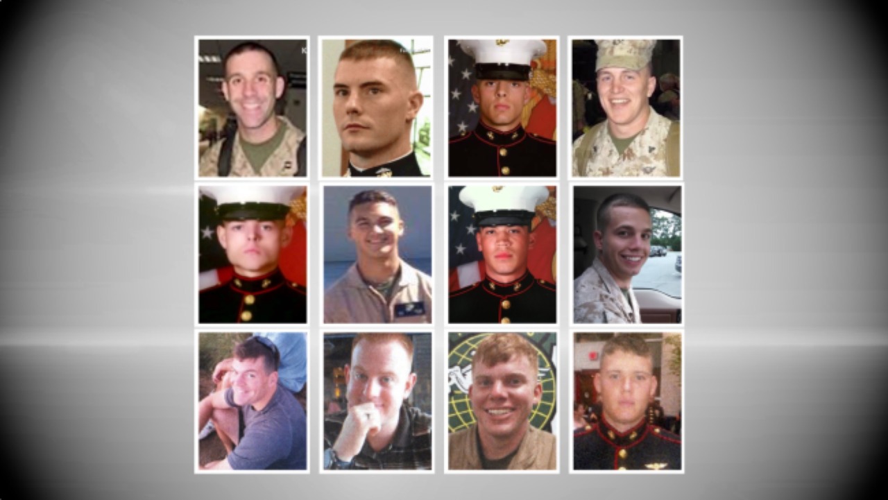 peerintothepast:  Honoring 12 Fallen Marines in Hawaii. Semper Fidelis.  Never Forget