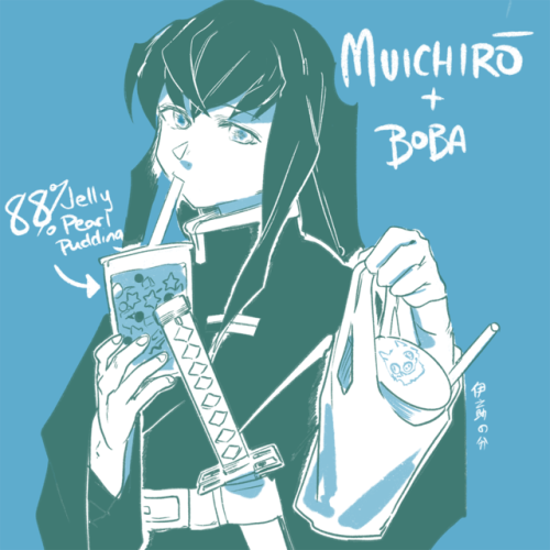 wa-shoi: I was doing drawing prompt on my twitter.  Kimetso no Yaiba character + Favorite food.  The