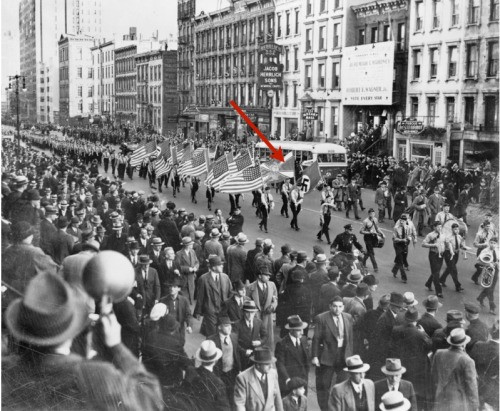 Parade of German American Bund held on October 30, 1939 on 86th Street