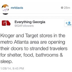 missjia:  As well as Home Depot and Wholefoods, reportedly. Be safe, Atlanta.