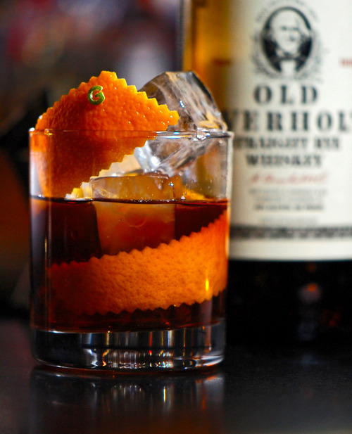 gwynnettst:  THE SECOND YEARold overholt rye, punt e mes, cynar, honey, orange twist