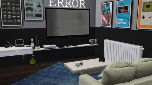 The Sims 4: GAME ROOMName: Game Room§ 13.159Download in the Sims 4 GalleryOriginID: modelsims4Please