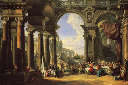The Wedding at Cana, Giovanni Paolo Panini, ca. 1725