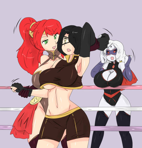 Cinder in trouble at the wrestling rumble