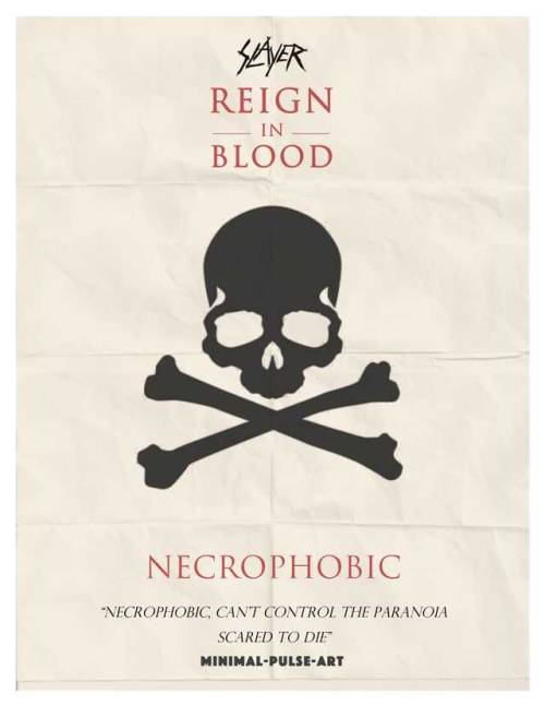 SLAYER - ‘REIGN IN BLOOD’ (1986) - Concept Posters 