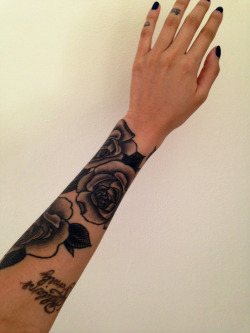 prettysickly:  Start of my sleeve 