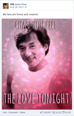 fecloras:  jackie chan’s facebook page