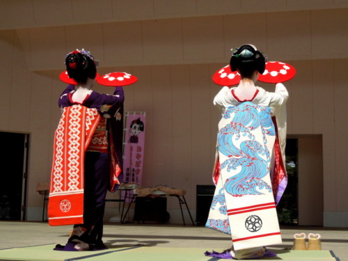 This coordinate owned by Tomikiku okiya (Gion Higashi) is for senior maiko and has been worn by Tomi