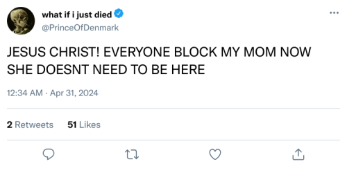 What If Hamlet Characters Had Twitter And Also There Wasnt Any Tragedy Part 5: Gertrude Emerges
