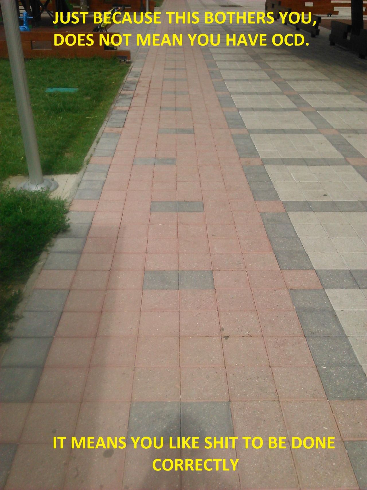 lolfactory:  OCD?   ➨ funny tumblr [via lolsnaps]