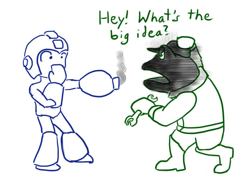 slippytechwiz:  Made by Drawbro VideoVader  He’s not the real Punk.    