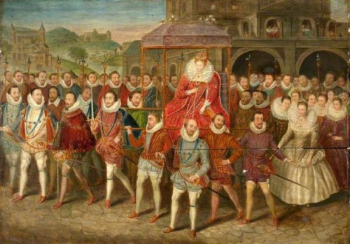 Procession of Elizabeth I After Robert Peake Oil on panel, 1800 - 1840