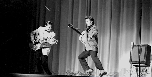  Elvis Presley photographed in concert in Dayton and Columbus Ohio, May 26th and