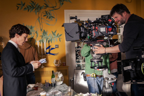 muchadoaboutbenedict: Sherlock Season 3 Episode 2 - Behind the scenes. Click for HQ. [x]