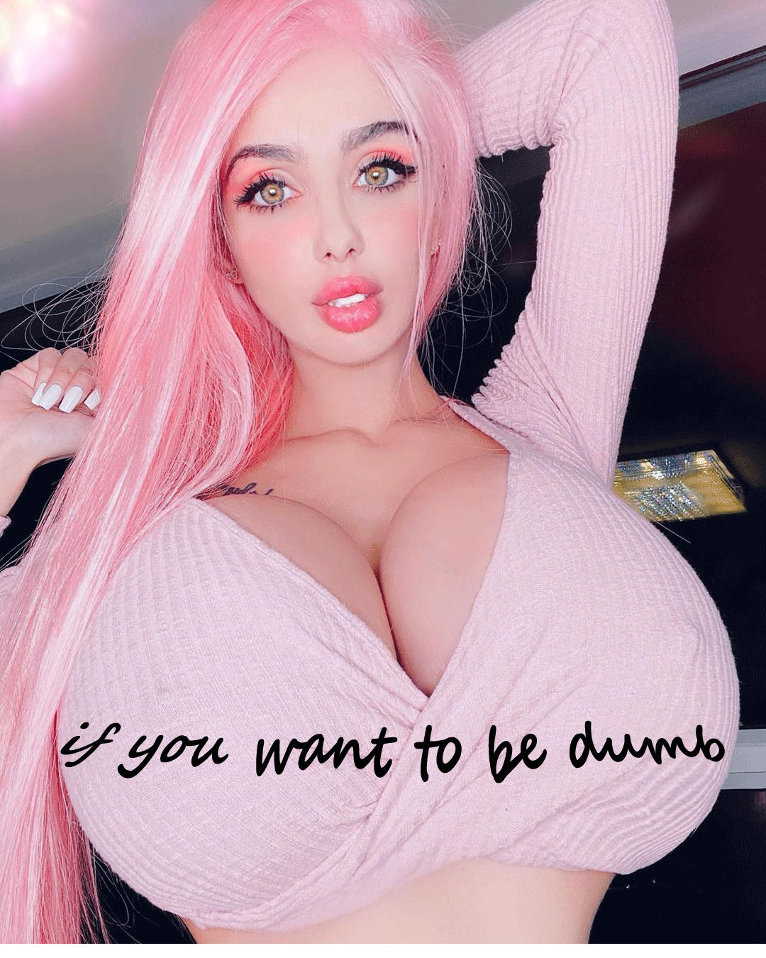 i-want-to-be-a-bimbo-doll:Reblog if your not just proud to be dumb, but proud to WANT to be dumb! 💕 😊 And proud to want to keep getting dumber! 