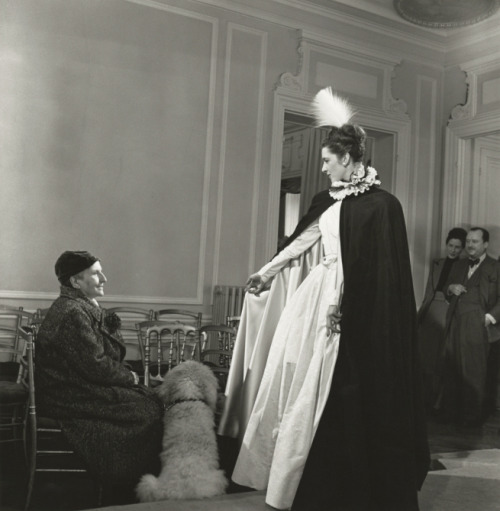 Horst P. HorstGertrude Stein at Balmain Fashion Show1946