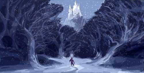 animationandsoforth: Frozen concept art by Scott Watanabe