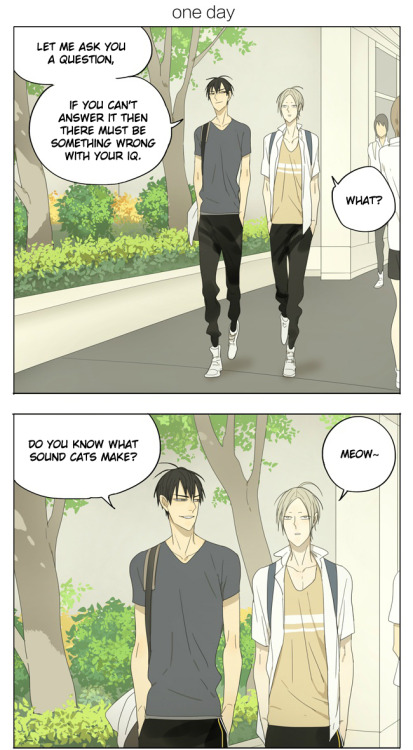 Old Xian update of [19 Days], translated by Yaoi-BLCD. IF YOU USE OUR TRANSLATIONS YOU MUST CREDIT BACK TO THE ORIGINAL AUTHOR!!!!!! (OLD XIAN). DO NOT USE FOR ANY PRINT/ PUBLICATIONS/ FOR PROFIT REASONS WITHOUT PERMISSION FROM THE AUTHOR!!!!!!!!!!!Previo