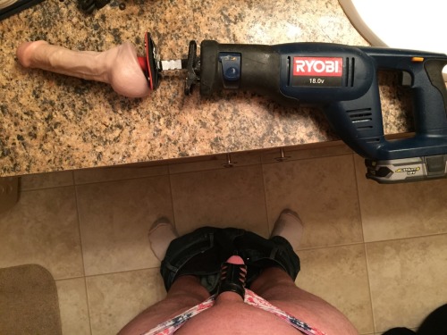 chastityknight:  Made my own little sawsall attachment today :)